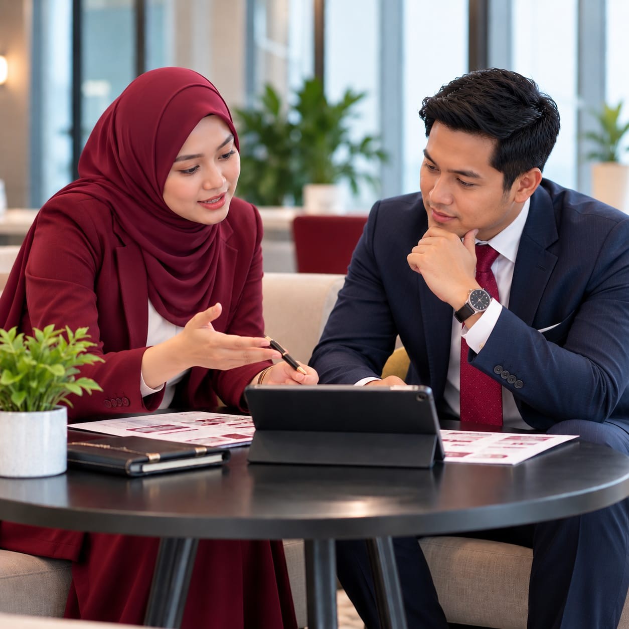 Perbincangan perancangan takaful bersama Shakira